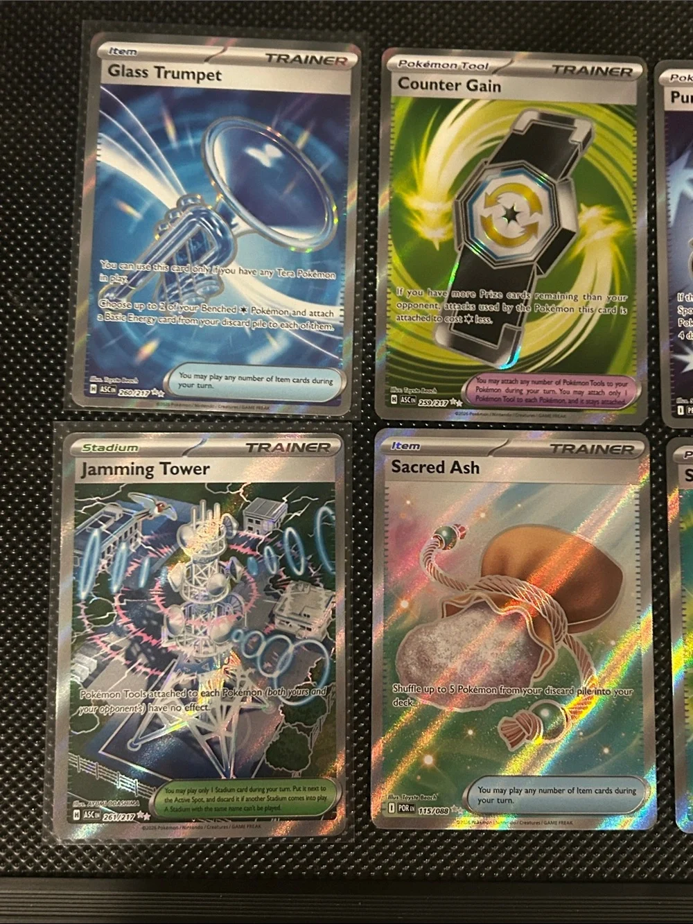 Pokemon TCG lot of 9 Full Art Trainer Holo Cards from Random Sets‎ M/NM